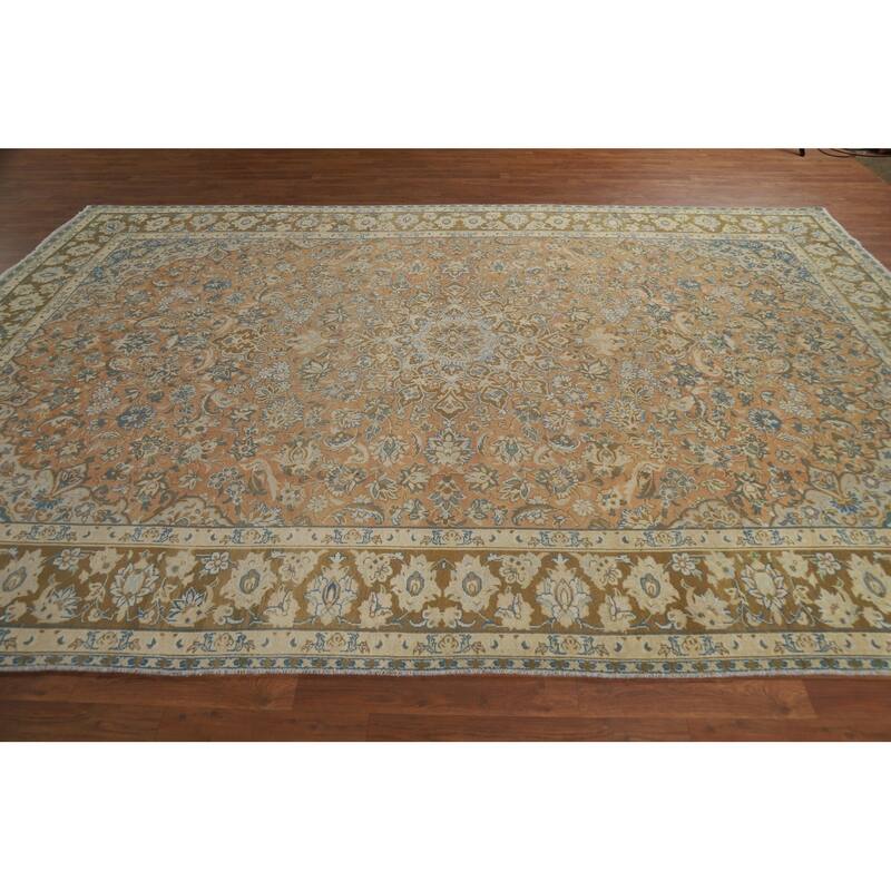 Traditional Floral Najafabad Persian Area Rug Handmade Wool Carpet - 8'1" x 11'8"