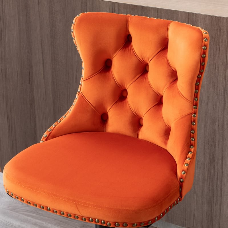Modern Upholstered Bar Stools with Backs Comfortable Tufted for Home Pub and Kitchen Island