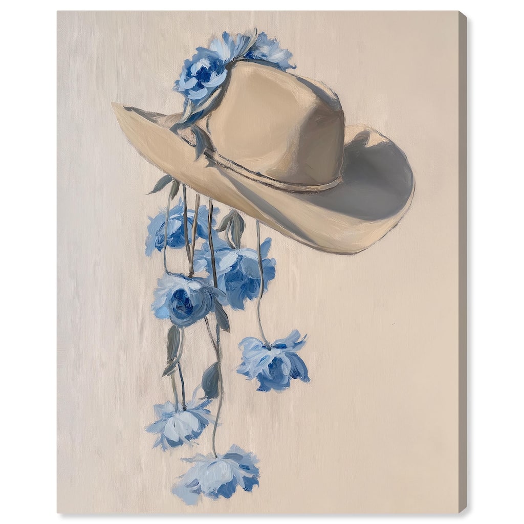 Brimming Blues II Canvas by Art Remedy, Gallery Wrapped