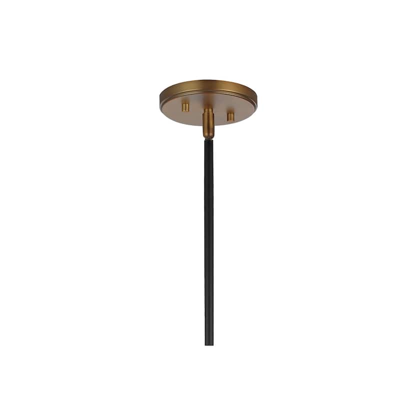 Modern Bubble Sputnik 13 Light Chandelier - Aged Brass & Black