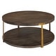 preview thumbnail 5 of 5, Uttermost Palisade Round Wood Coffee Table - 40 W X 17 H X 40 D (in)