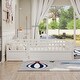 preview thumbnail 1 of 11, Full Size Floor Bed with Super High Security Barrier White