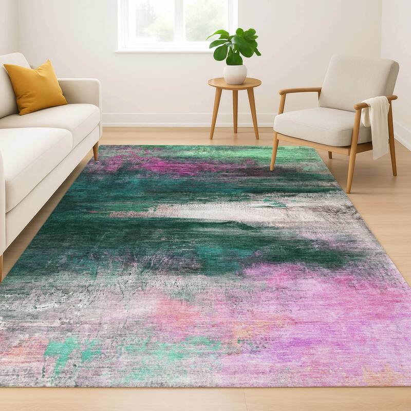 Premium Washable Super Soft Modern Abstract Mayfield Rug