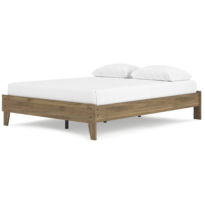 Signature Design by Ashley Deanlow Brown Platform Panel Bed