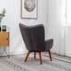 preview thumbnail 44 of 50, Carson Carrington Aasen Silky Velvet Tufted Accent Chair with Ottoman