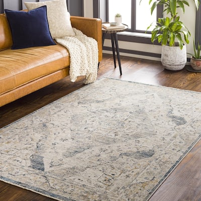 Livabliss Traditional Cardiff Medallion Area Rug