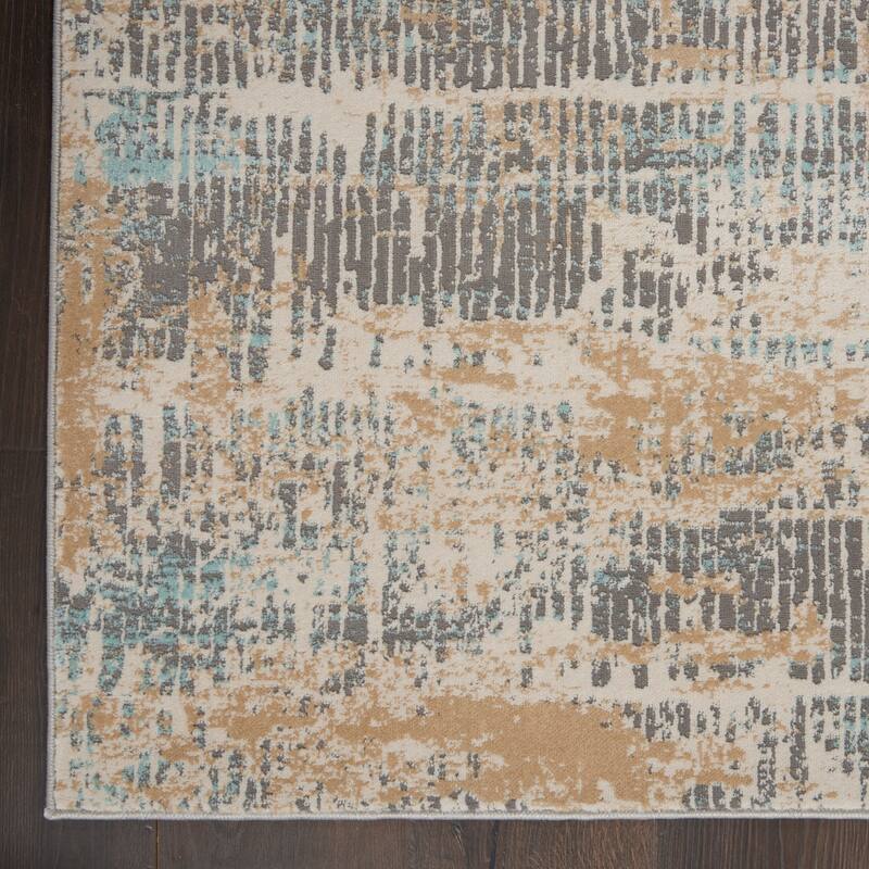 Michael Amini MA90 Uptown Abstract Area Rug