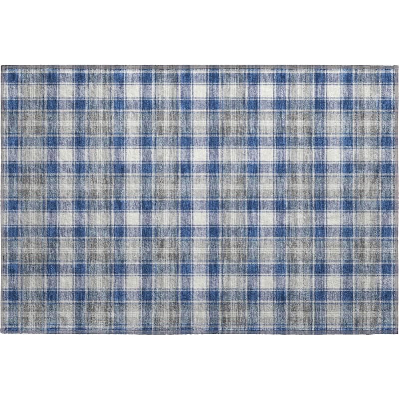 Premium Washable Super Soft Christmas Plaid Mayfield Rug