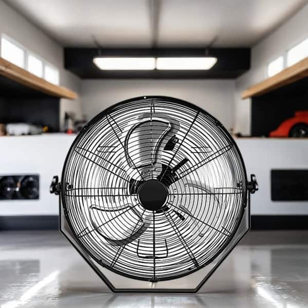 Sofucor 18 inch Black Industrial Wall Mount Fan 3-Speed Indoor ...