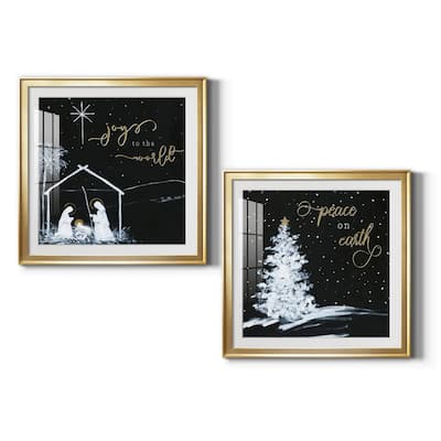 Joy to the World Nativity Premium Framed Print - Ready to Hang