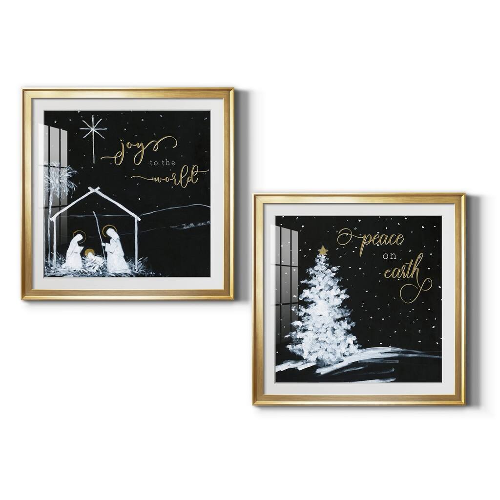 Joy to the World Nativity Premium Framed Print - Ready to Hang
