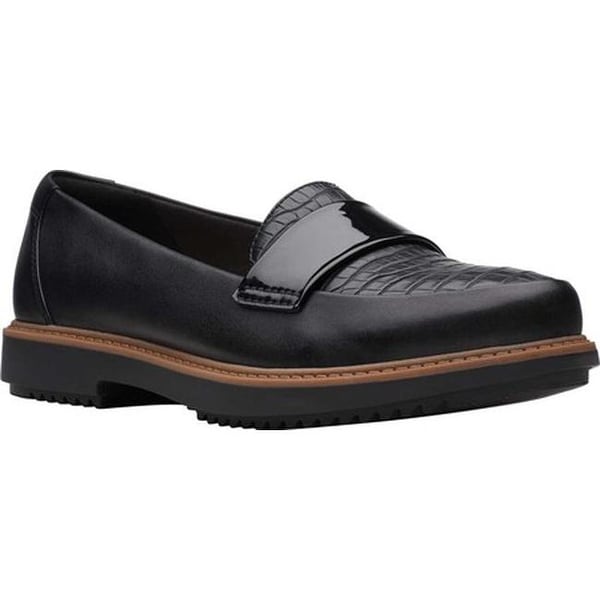 raisie arlie leather loafers