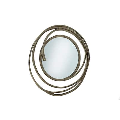 Furniture Classics Gold Circles Oval Mirror