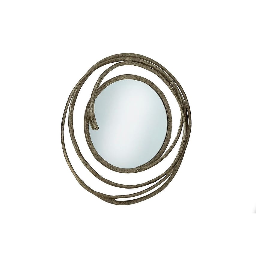 Furniture Classics Gold Circles Oval Mirror