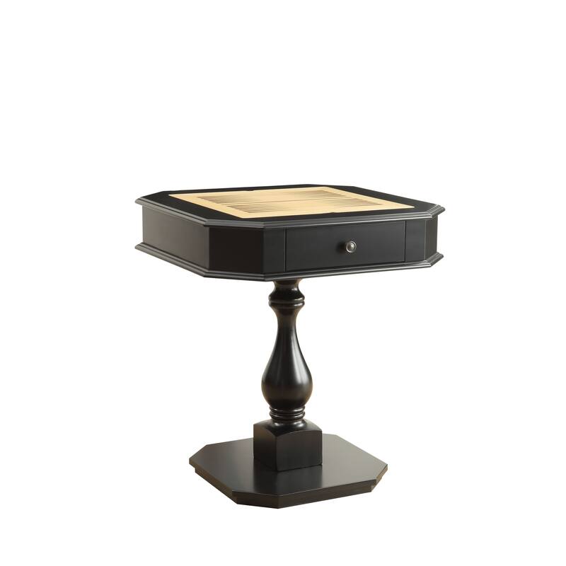 Bishop Cherry Finish Reversible Chess Checker Game Table w/Game Tray (Chess Fingures Not Included)