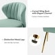 preview thumbnail 73 of 89, Aruna Accent Chair with Metal Legs 20''W X 19.5 ''D X 29''H by HULALA HOME
