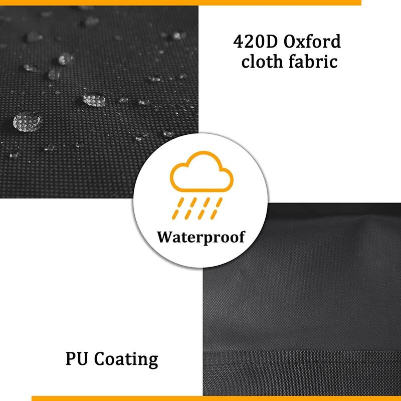 Patio Coffee Table Cover, Waterproof Outdoor Furniture Rectangular Small Table Covers - 126*62*28