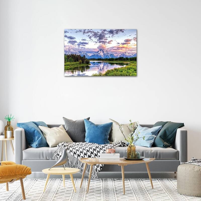 Wall Art Oxbow Bend National Park Landscape