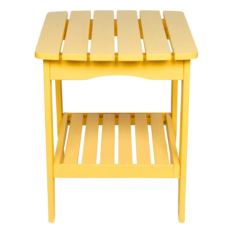 Laguna 24" Weather Resistant Wood Rectangular Table