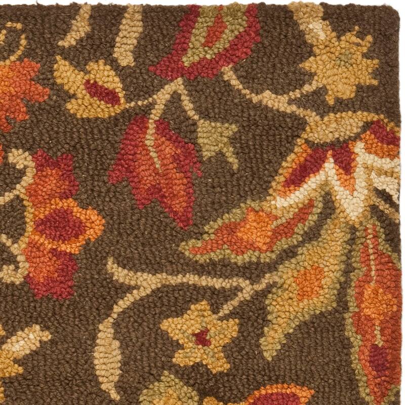 SAFAVIEH Handmade Blossom Chrissie Modern Floral Wool Rug