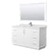 Option White / Brushed Nickel Hardware