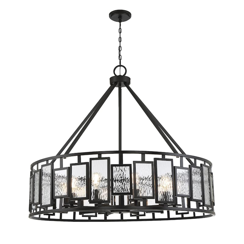 Savoy House 1-1943-10 Deandre 10 Light 45" Wide Drum Chandelier