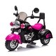 preview thumbnail 11 of 15, Kids Ride On Motorcycle Toy - 3-Wheel Chopper with LED Headlights, Battery-Powered Harley for Boys and Girls