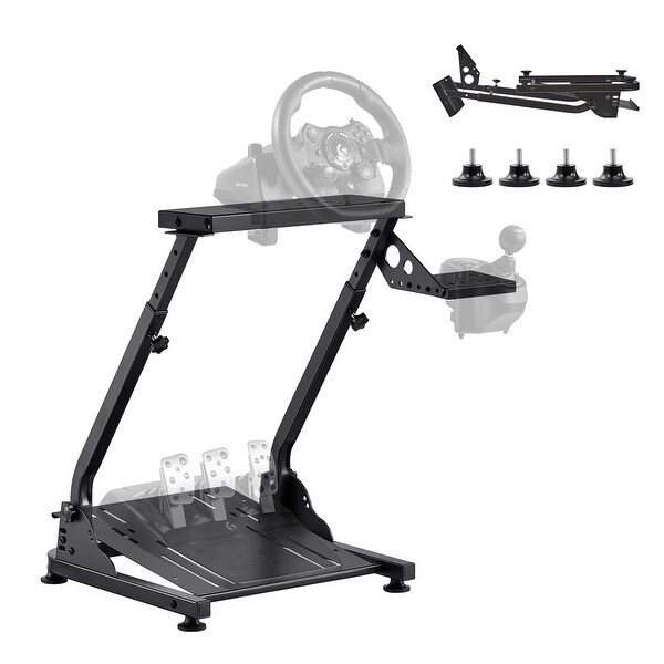 UIMOSO Racing Wheel Stand, Adjustable & Foldable Simulator Stand