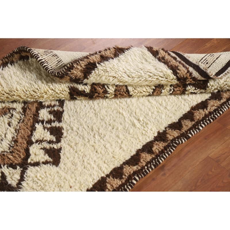 Turkish Anatolian Oriental Runner Rug Hand-knotted Wool Carpet - 3'8"x 11'5"