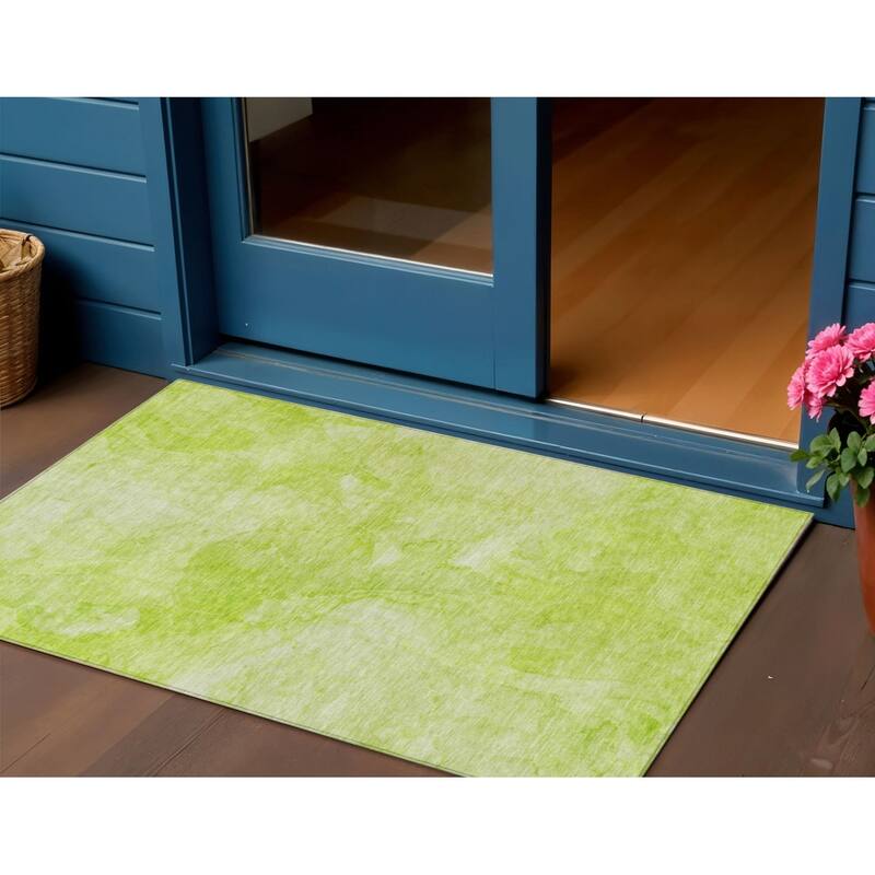 HomeRoots Nautical Transitional Rectangle Outdoor Rug - 3' x 5'