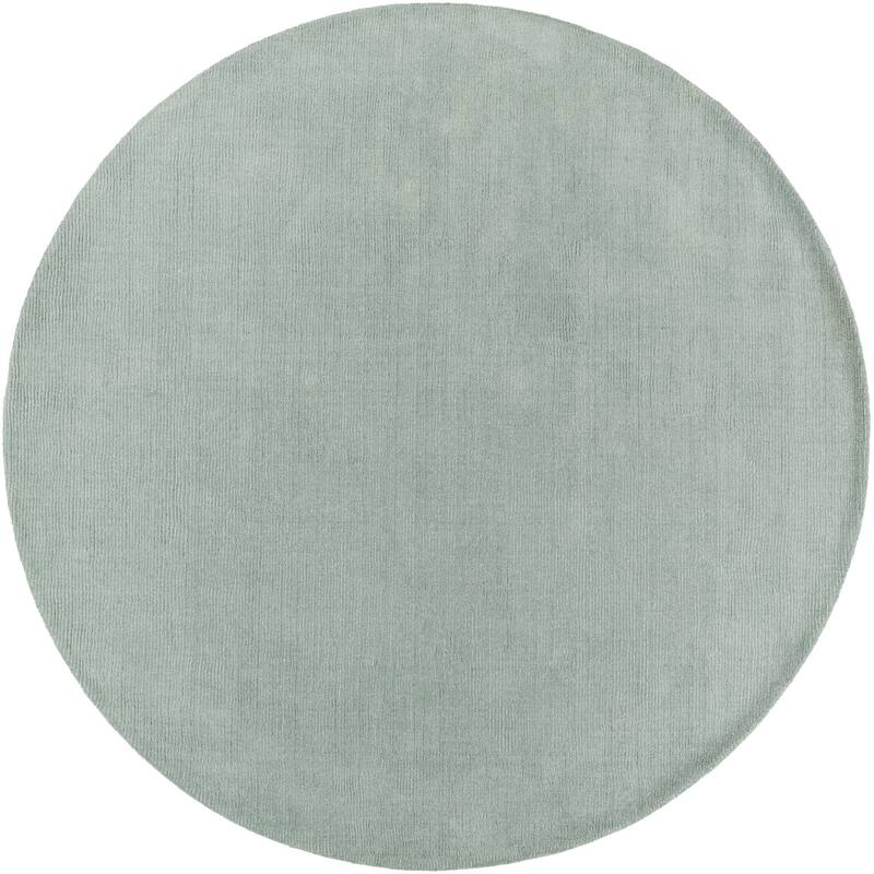 Livabliss Mystique Minimalist Solid Area Rug - 8' x 8' Round - Mint - Round