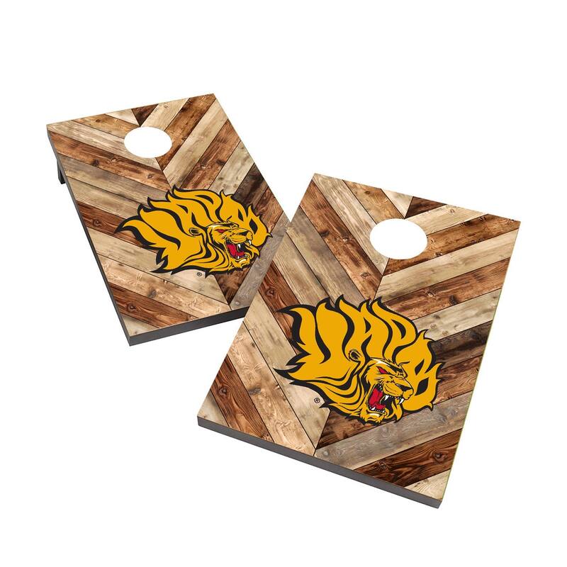 Arkansas Pine Bluff Golden Lions 2x4 Cornhole Bag Toss Game
