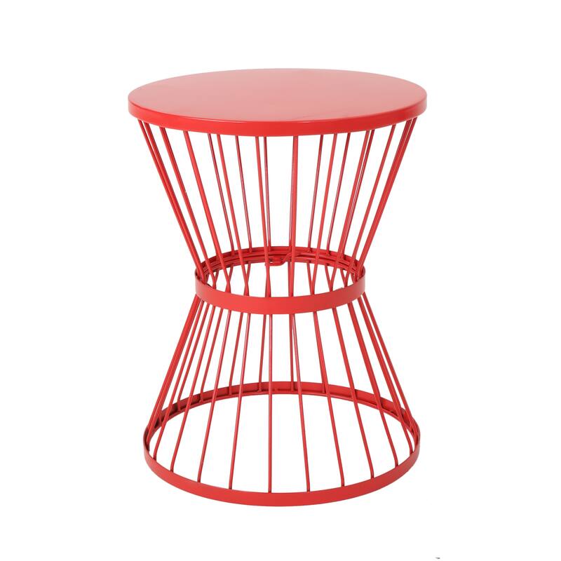 16'' Modern Hourglass Side Table