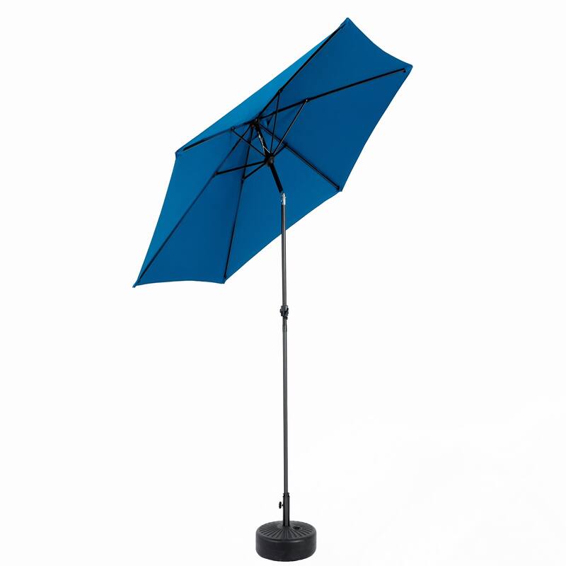 9FT Patio Umbrella with Push Button Tilt and Crank(Base Not Included)