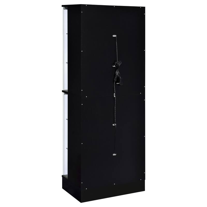 Cabra Contemporary 4-door LED Curio Display Cabinet