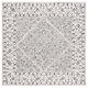 preview thumbnail 31 of 158, SAFAVIEH Handmade Dip Dye Karyn Wool Rug 7' Square - Ivory/Black