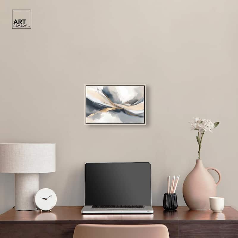 Dynamic Swirls II Canvas by Art Remedy