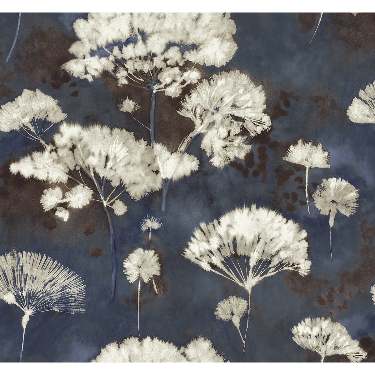 Seabrook Designs Templa Watercolor Dandelions Unpasted Wallpaper
