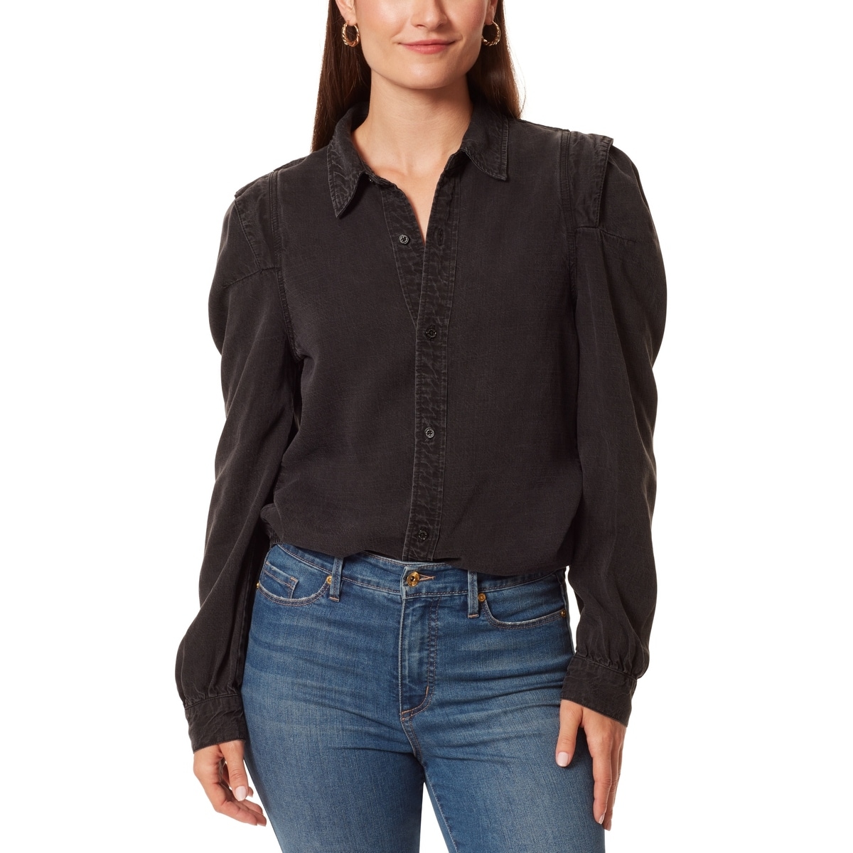 anne klein denim shirt dress Anne Klein Denim Shirtdress In Blue