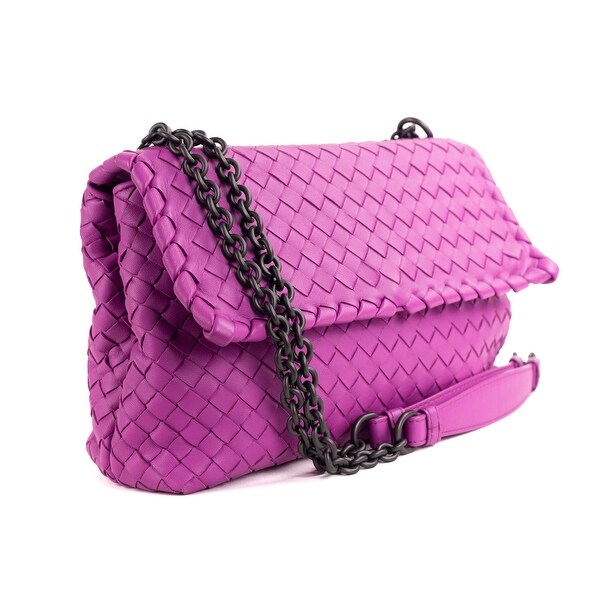 small olimpia bag in intrecciato nappa