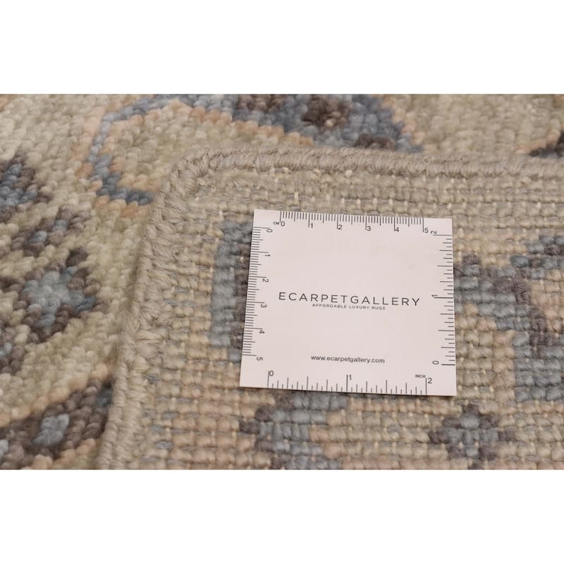 ECARPETGALLERY Hand-knotted Mamluk Light Green Wool Rug - 8' x 9' 10"