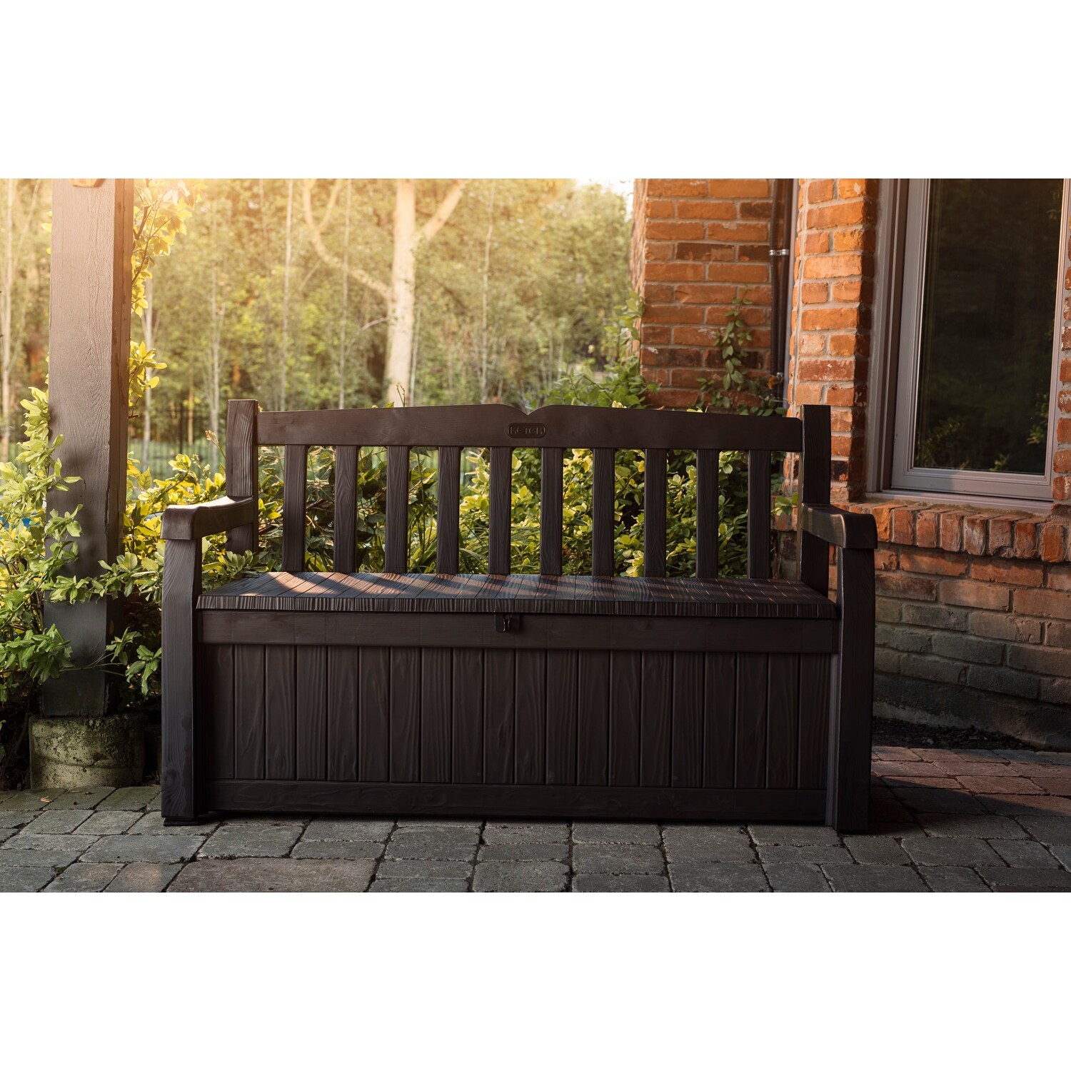 70 gallon storage on sale bench
