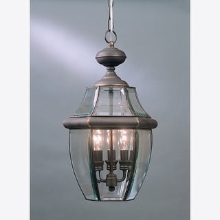 Newbury 3-Light Outdoor Hanging Lantern in Medici Bronze