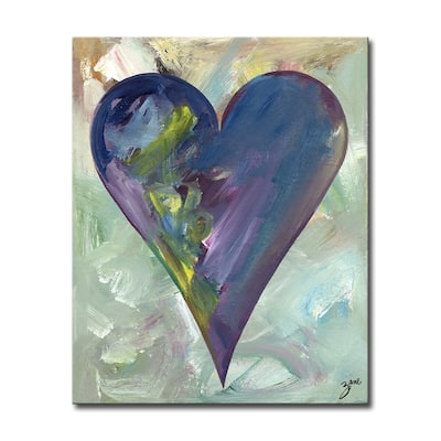 'Connor' Heartwork Wrapped Canvas Wall Art