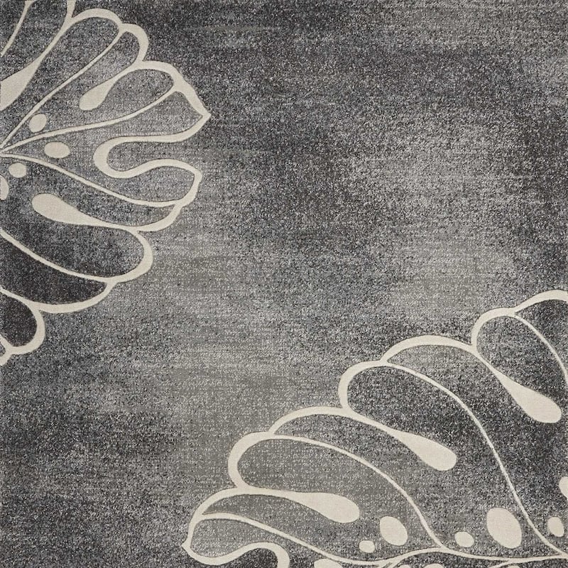 Power Loomed Modern Stain Resistant Area Rug - 126' X '94' X '0.5