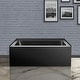 preview thumbnail 66 of 145, Fine Fixtures Acrylic-Fiberglass Soaking Bathtub, White. Alcove/Apron Front