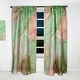 preview thumbnail 2 of 5, Designart 'Geen Luxury Abstract Fluid Art' Modern Curtain Panels