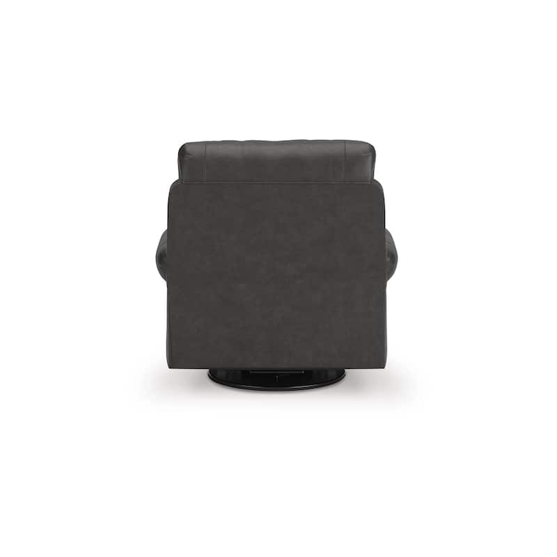 Signature Design by Ashley Chatterton Black Swivel Glider Recliner