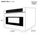 preview thumbnail 10 of 10, Kucht 24" 1.2 Cu. Ft. Built-in Microwave Drawer