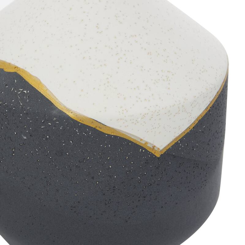 CosmoLiving by Cosmopolitan Black Ceramic Decorative Vase (Set of 3)